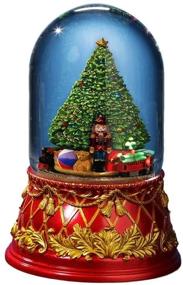 img 3 attached to 🎄 The Nutcracker Tree 120mm Domed Water Globe by THE SAN FRANCISCO MUSIC BOX COMPANY