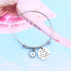 img 1 attached to Mustard Bracelet: Empowering Christian Inspirational Jewelry for Girls