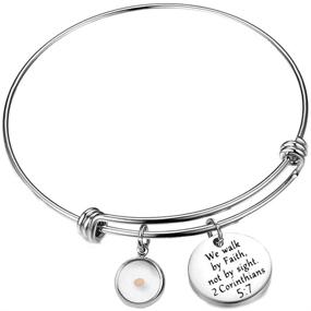 img 4 attached to Mustard Bracelet: Empowering Christian Inspirational Jewelry for Girls