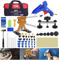 🔧 fly5d 53pcs auto body paintless dent repair tool kit with tool bag - dent lifter, bridge, glue puller, and more logo