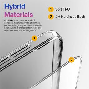 img 1 attached to 📱 TineeOwl Arctic iPad Air 4 Case 10.9 inch: Ultra Thin Crystal Clear Case with Matte Back, Apple Pencil Charging & Touch ID Support