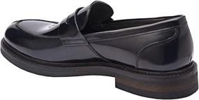 img 3 attached to 👞 Navy Men's Allonsi Archard Loafers: Genuine Slip-On Shoes with Style