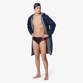img 3 attached to 🏊 Speedo Men's Swimsuit Brief Powerflex Eco Revolve Splice Team Colors - Discontinued: Superior Performance in Stylish Team Colors