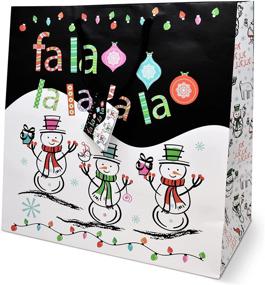 img 1 attached to 🎁 Gorgeous Set of 12 Oversize Christmas Jumbo Gift Bags for Extra-Large Presents with Coordinating Gift Tags