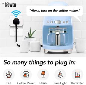 img 3 attached to 🔌 Google Assistant Compatible IPower GLTIMESMART15X2