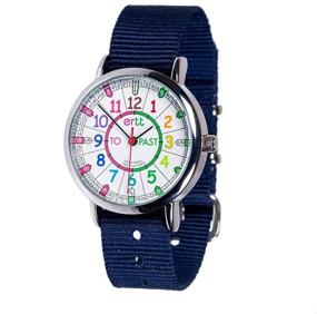 img 4 attached to Navy EasyRead Time Teacher Analog Boys Watch #ERW-COL-PT-NB