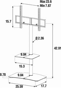 img 2 attached to SONOROUS PL 2810 Bracket Tempered Construction