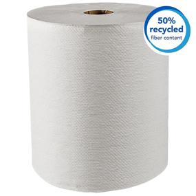 img 2 attached to 🧻 Scott Essential Plus Hard Roll Paper Towels (50606) - White, 6 Rolls/Case, 3,600 ft - Kleenex Quality, Premium Absorbency Pockets - Now Branded as Scott