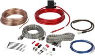 💥 enhanced centric icak84 8-gauge 4-channel amp installation wiring kit - amplifier installation kit for cars with 680 w max power output logo