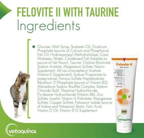 img 2 attached to 🐱 Vetoquinol Felovite II Taurine Oral Gel Cat Supplement - Vitamin & Mineral Blend, 2.5oz