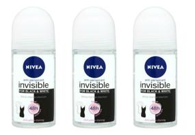 img 1 attached to 🌸 Nivea Women's Deodorant Roll On - 3 Pack, 1.69 oz each (Invisible B&W Clear)