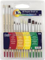 loew cornell 1018 brush 15 piece handle logo