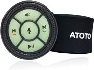 📱 atoto ac-44f5 watchband style wireless remote control with backlight buttons (upgraded version) - only for atoto car stereo (sa102, a6, f7 & s8) logo