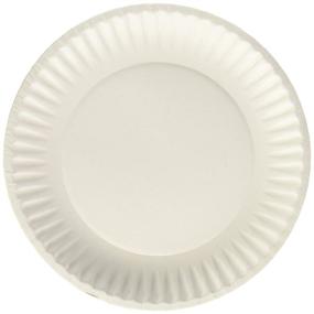 img 1 attached to 🍽️ AJM PP9GRA Disposable Microwavable Plates, 9-inch Diameter