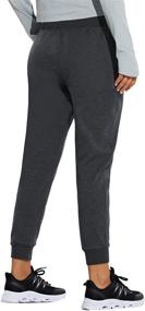 img 3 attached to 👖 Cozy and Stylish: BALEAF Women's Sherpa Lined Joggers for Winter Comfort and Fashionable Lounging