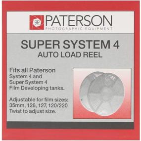 img 1 attached to 🎞️ Paterson #119 Adjustable Plastic Auto Load Film Developing Reel: 35mm, 126, 127, 120 & 220 Films