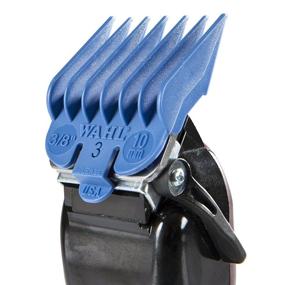 img 2 attached to 🔪 Wahl Professional 8 Color Coded Cutting Guides with Organizer #3170-400 - The Ultimate Tool for Stylists and Barbers - Achieve Perfect Cutting Lengths from 1/8” to 1”