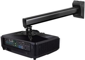 img 3 attached to 📽️ Mount-It! MI-608 Projector Wall Mount: Universal Bracket for Epson Optoma Benq, Short Throw & Standard Projectors - Supports 35 lbs & Extends 9-29.5 inches from Wall