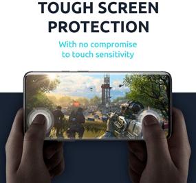 img 1 attached to 📱 Премиумное закаленное стекло для защиты экрана Samsung Galaxy A11 - идеальная защита устройства, с полным видеоруководством по установке.