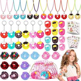 img 4 attached to 🎉 Versatile Supplies Keychain Necklace Sticker Birthday: The Perfect All-in-One Party Accessory