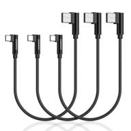 🔌 [3 pack] aceyoon right angle usb c 1ft braided 90 degree usb to type c elbow charger and data sync dual l shape usbc cable for samsung galaxy s8 s9 s10, google pixel 2 3 3xl, huawei p30 p20 mate20 and more logo