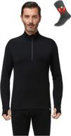 eizniz naturwool merino midweight thermal men's clothing in active logo