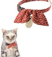 necoichi ninja cat collar red logo