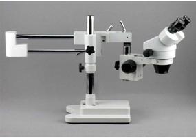 img 3 attached to 🔬 AmScope SM-4B Professional Binocular Stereo Zoom Microscope with WH10x Eyepieces, 7X-45X Magnification, and 0.7X-4.5X Zoom Objective on a Double-Arm Boom Stand