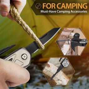 img 1 attached to Multitool Camping Tool Gifts Men