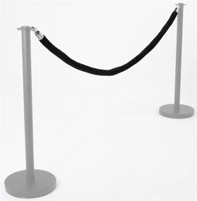 img 1 attached to 🔒 Enhance Your Space with the Displays2Go Barrier 2 Feet Velvet RP2MBKCH01