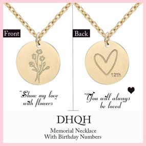 img 3 attached to 💖 DHQH Gold Pendant Heart Necklace - Perfect 10th, 15th, 18th, 20th Birthday Gifts for Girls