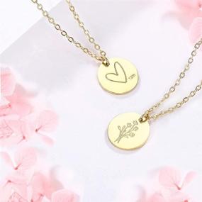 img 2 attached to 💖 DHQH Gold Pendant Heart Necklace - Perfect 10th, 15th, 18th, 20th Birthday Gifts for Girls