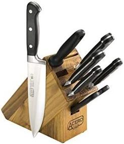 img 1 attached to Столовые приборы Winco Acero KFP BLKA Wooden