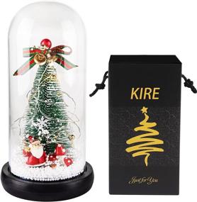 img 4 attached to KIRE Christmas Tree Glass Blessing Seasonal Decor