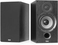 🔊 elac debut 2.0 b6.2 bookshelf speakers in sleek black finish (pair) logo