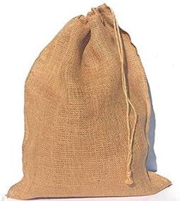 img 2 attached to BAGTAK Burlap Bags Drawstring Sack Gift Wrapping Supplies