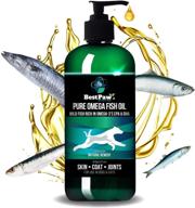 🐾 top-rated paw nutrition - premium omega fish oil for dogs, cats & ferrets - effective liquid supplement for joint pain relief - healthier skin & glossy coat - beloved omega 3 fish oil pets adore logo