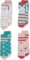 snuggle up with amazon brand - spotted zebra girls' fuzzy cozy socks logo