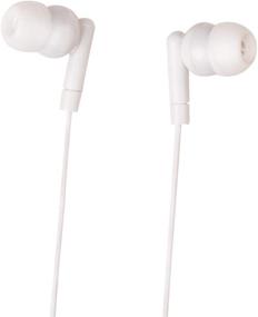 img 3 attached to 🎧 JustJamz Basic Pearl White Headphones: 100 Pack Disposable Earbuds for Kids and Adults - High-Quality Earphones for Ultimate Convenience