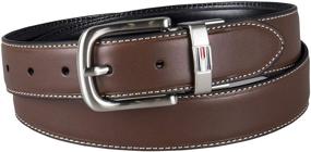 img 3 attached to 👔 Tommy Hilfiger Reversible Brown Men's Belt Dress Accessories: Stylish and Versatile