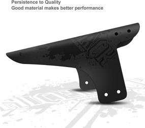 img 1 attached to 🚲 NICEDACK Bike Fender Set - MTB Mud Guard, Front and Rear Compatible Downhill Mountain Bike Mudguard - Fits 650B, 20", 26", 27.5", 29", and Fat Bicycles