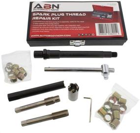 img 3 attached to 🔧 ABN 14mm Metric Spark Plug Thread Repair Kit – Comprehensive Rethreading Tool Set with Taps, Inserts & More