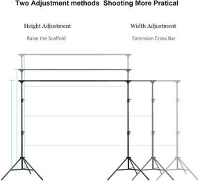 img 2 attached to Фон АДОСОН Регулируемый Фотофон для фотографии