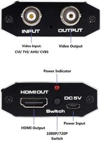 img 1 attached to 📺 Высококачественный преобразователь TVI/CVI/AHD в HDMI: Full HD 4K 720P/1080P/3MP/4MP/5MP/8MP BNC в HDMI Видеоадаптер для монитора HDTV DVRs