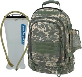 img 4 attached to Mercury Tactical Gear Code Alpha TAC PAC Expandable 3-Day Backpack with Hydrapak 3L Hydration System - Army Digital Camouflage, One Size: Ultimate Outdoor Backpack