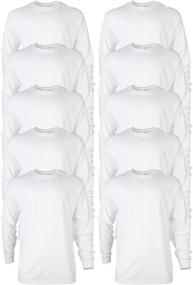 img 3 attached to 👕 Gildan хлопковая футболка с коротким рукавом 2 штуки: идеальная мужская одежда в стиле футболки и топов