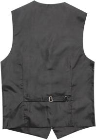 img 1 attached to 🤵 Elevate Your Style with JAIFEI Satin Men Wedding Vest