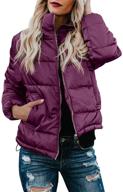 dokotoo womens quilted outerwear pockets women's clothing for coats, jackets & vests logo