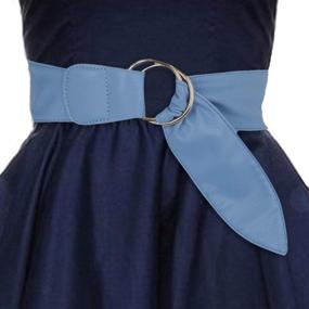 img 3 attached to 👗 Samtree Dress Women: Stylish Solid Double Waistband for Women's Belt Accessories