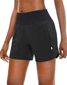 img 2 attached to 🏃 Comfortable & Stylish: Soothfeel Women's Running Shorts with Zip Pocket - Quick Dry & High Waisted - Ideal for Athletic Workouts - Includes Liner - 5 inch